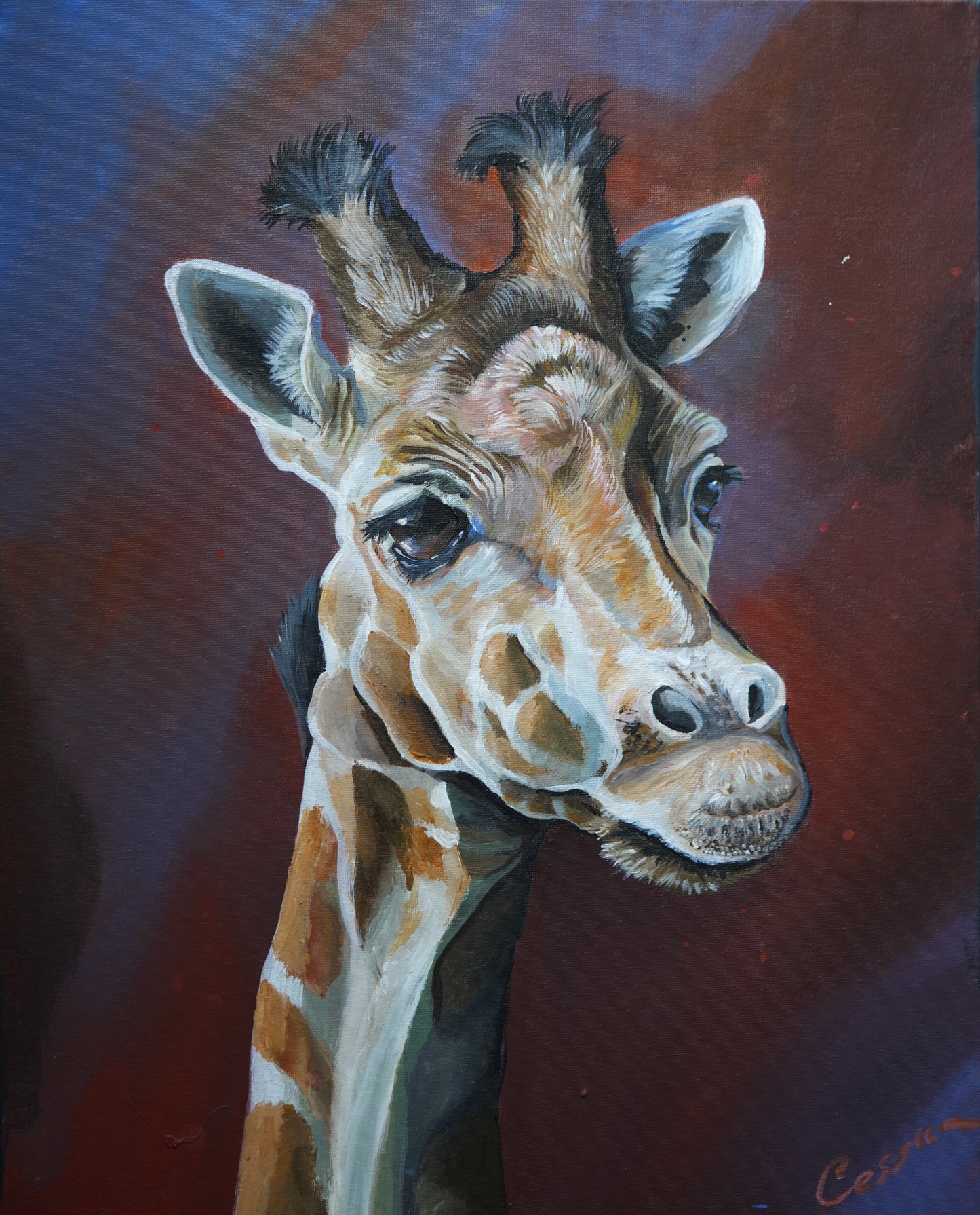 African Wildlife C.019/Giraffe Original