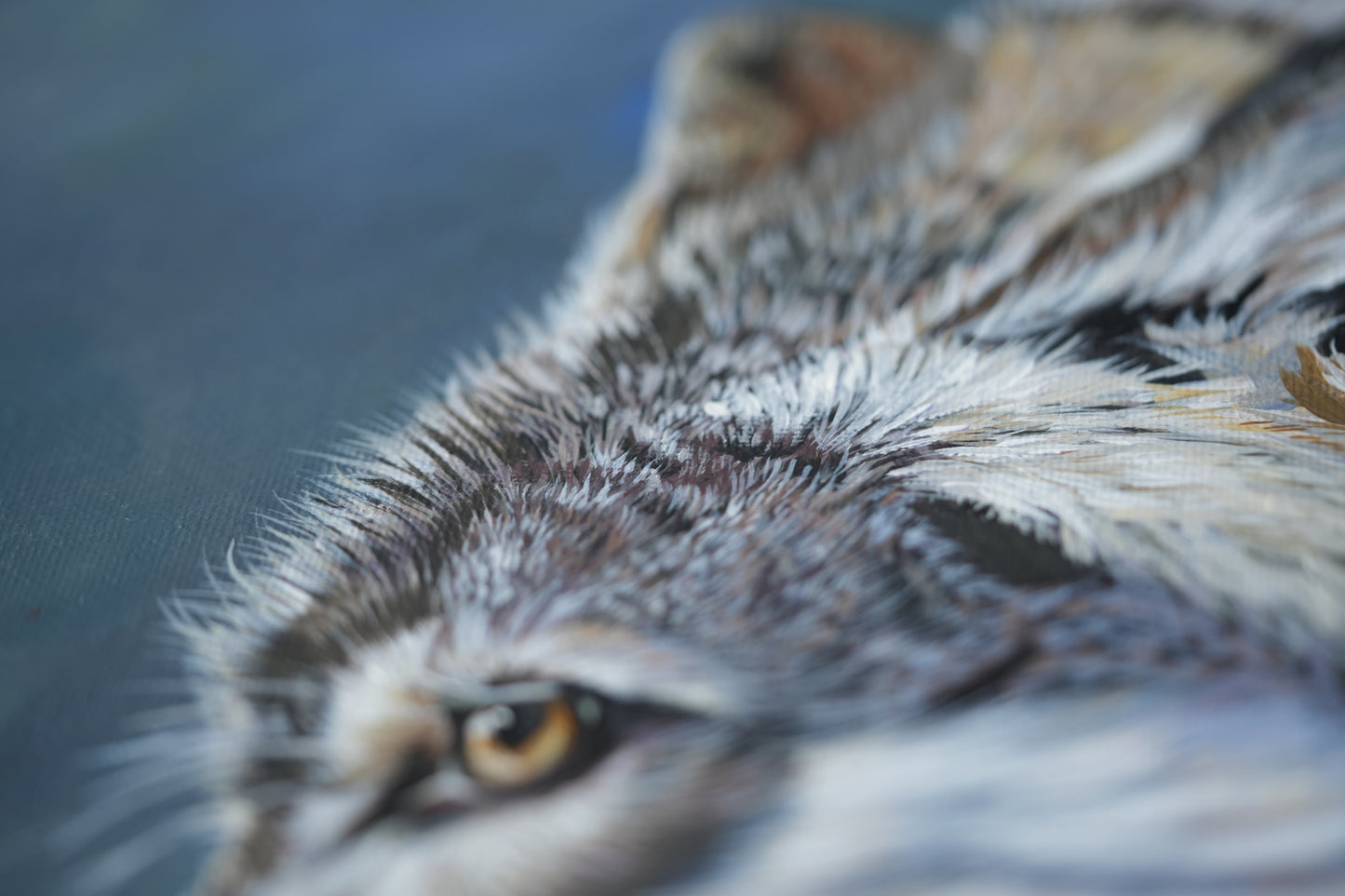 036 / "The gentle Wolf " Original