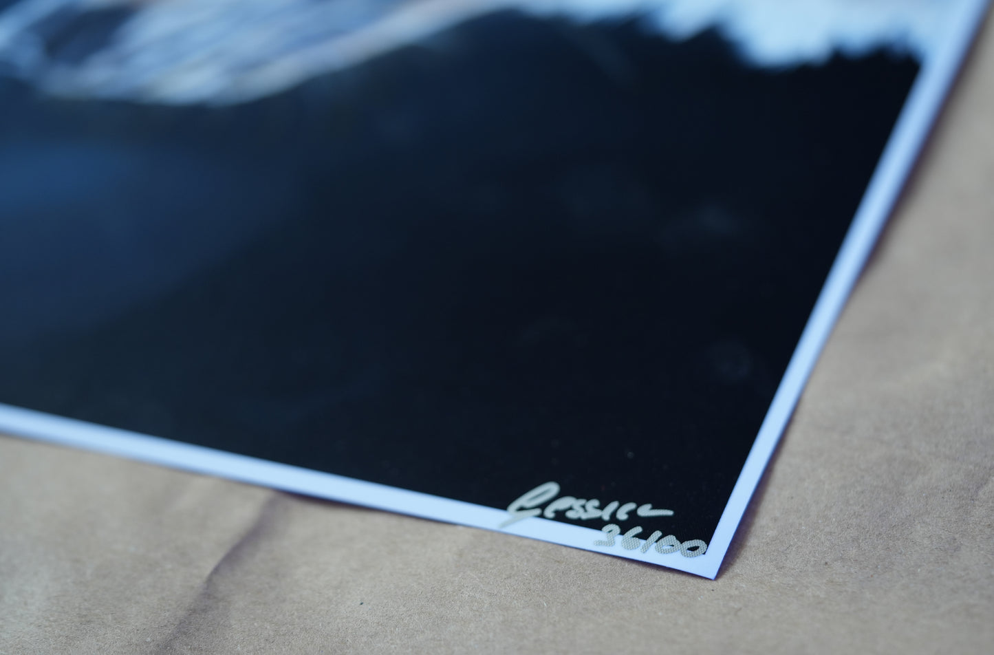 036/ "The gentle wolf " Print