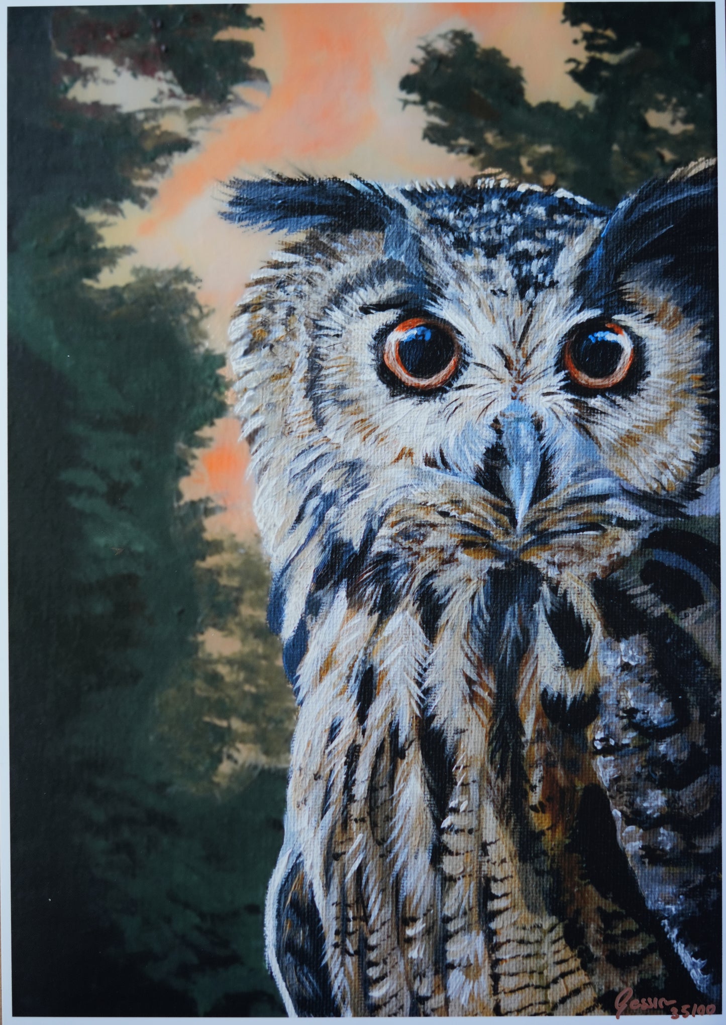 Into the Forest C.035/ Uhu Hugo Print