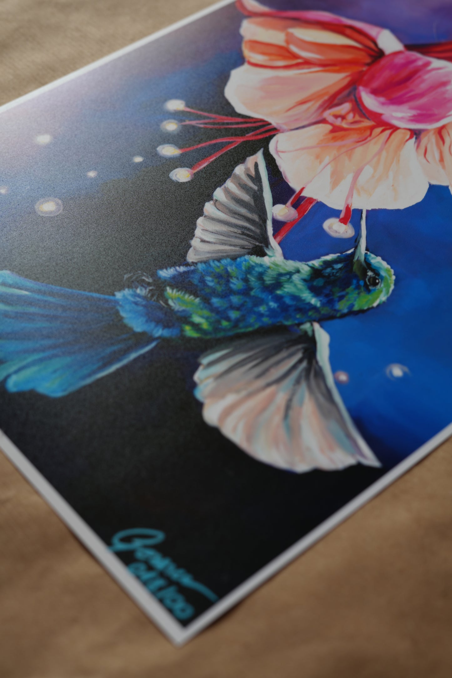 018/ The Flower of the Hummingbird Print