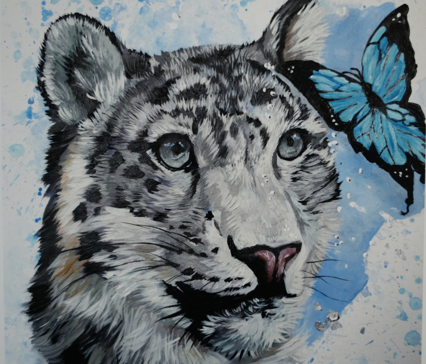 Butterflies and Friends C.043/ "Snow-leopard`s Friend" Print