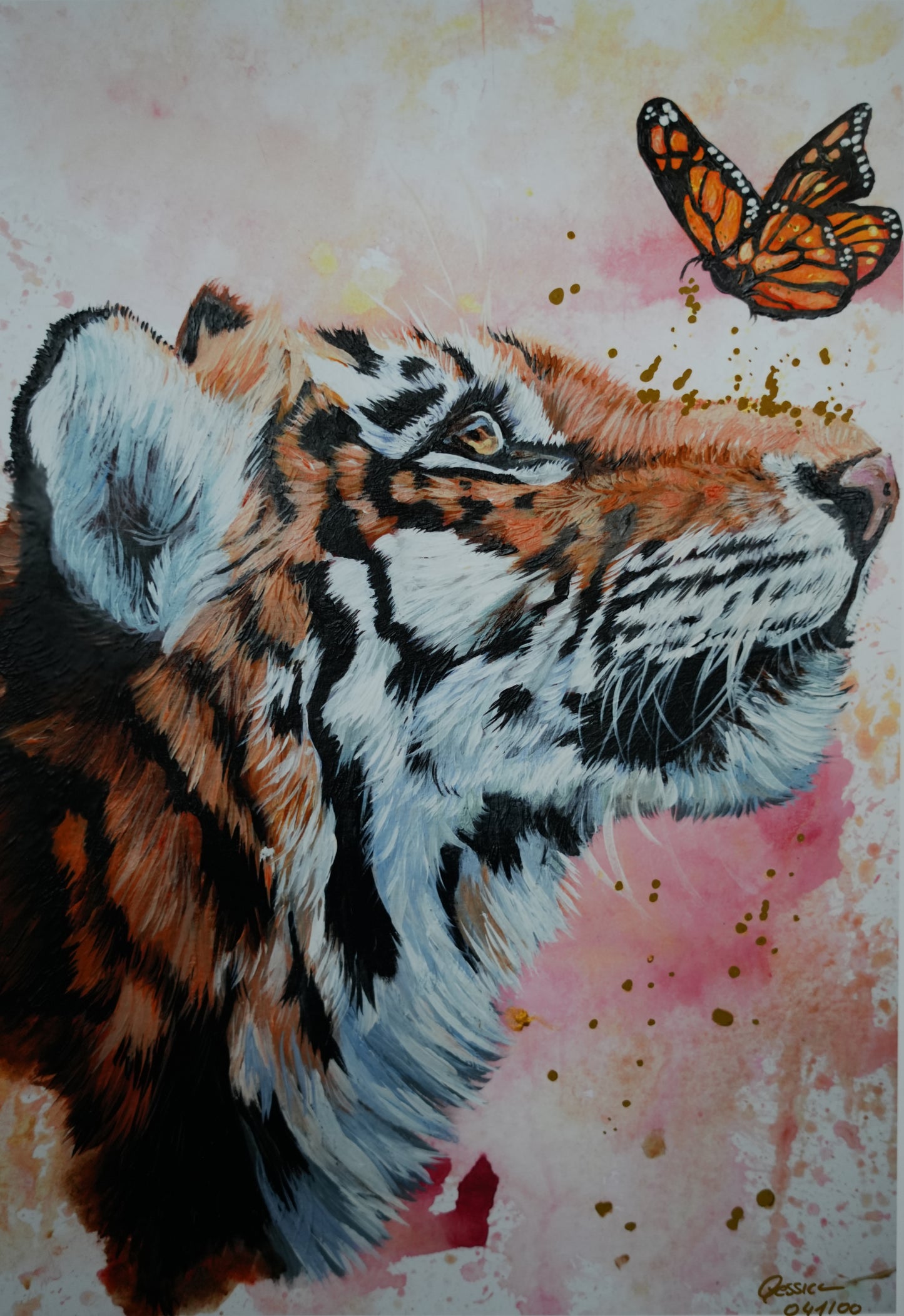 Butterflies and Friends C.041 / "Tiger`s Friend"Print