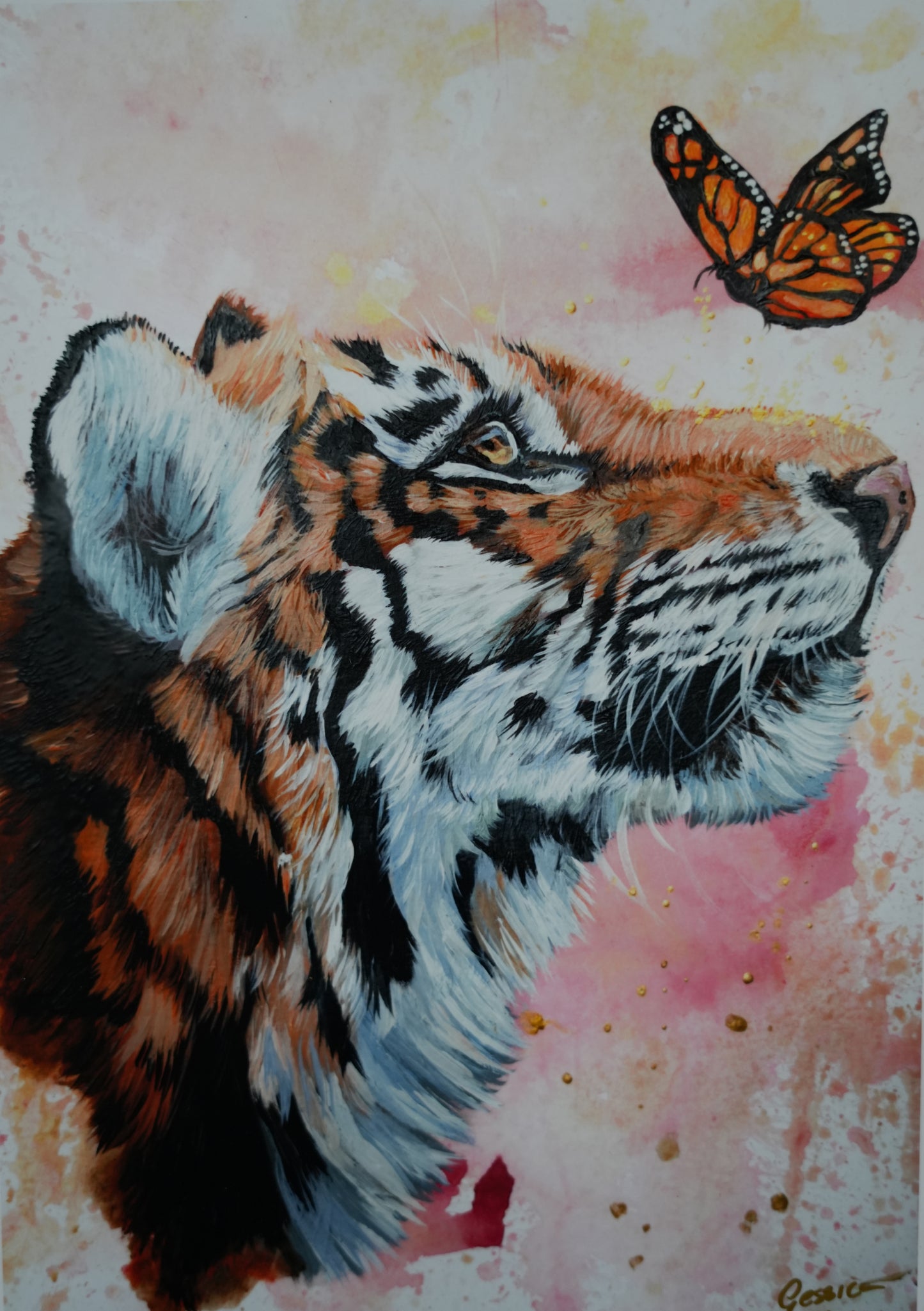 Butterflies and Friends C.041 / "Tiger`s Friend"Print