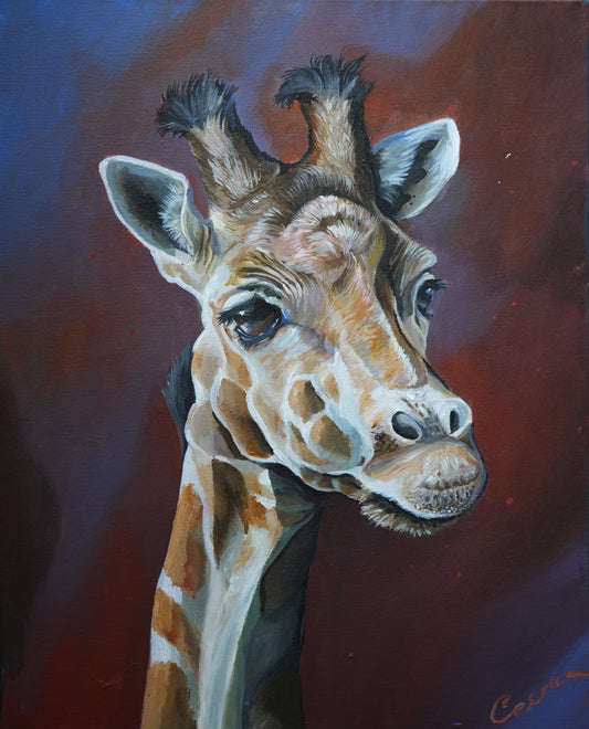 African Wildlife C.019/Giraffe Original
