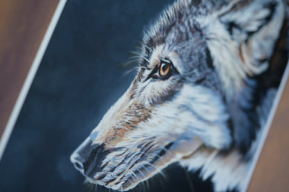 036/ "The gentle wolf " Print