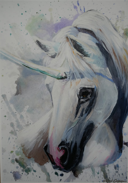 040/ "Pretty Unicorn" Print