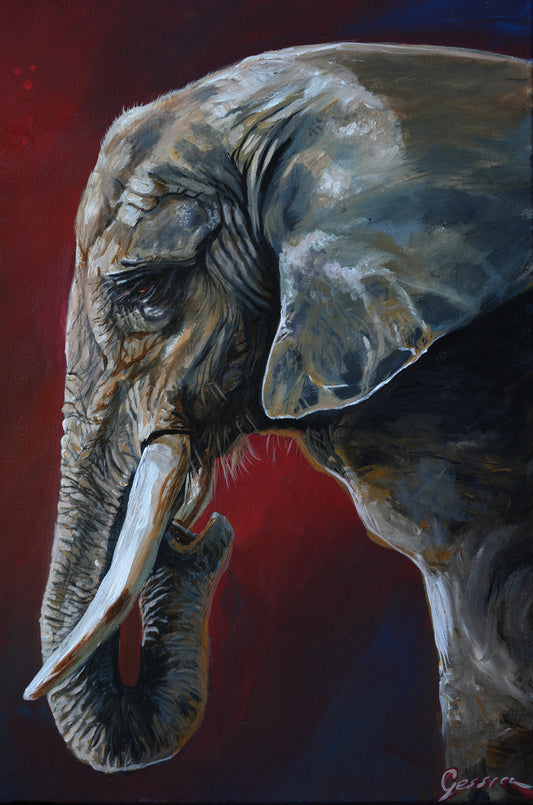 African Wildlife C.026/Elefant Original