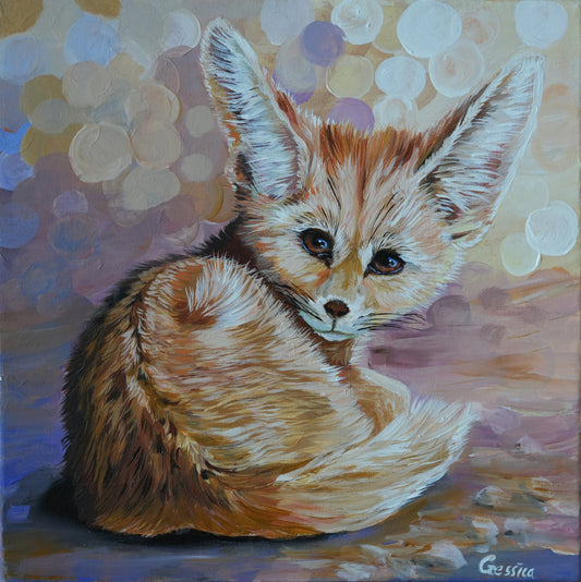 044/ "Little Fennec Fox" Original