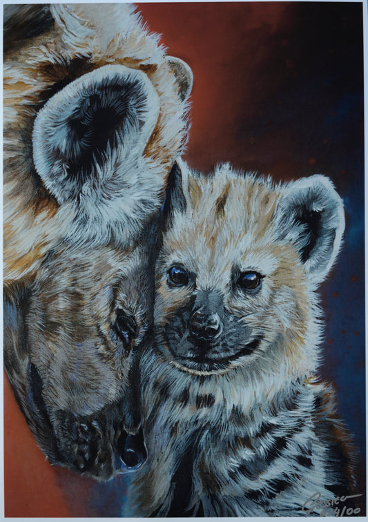 African Wildlife C.024/Hyänen Print