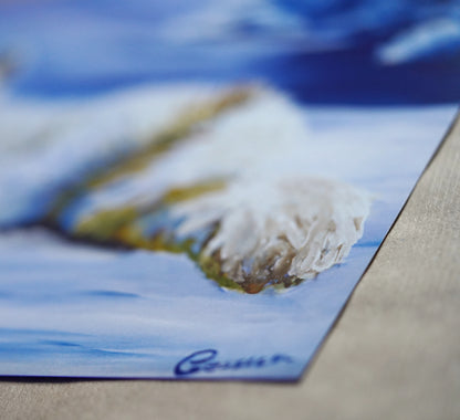 014/ Polarfuchs im Schnee Print