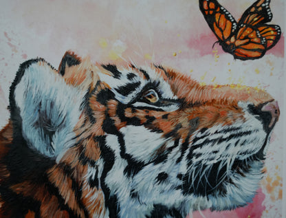 Butterflies and Friends C.041 / "Tiger`s Friend"Print