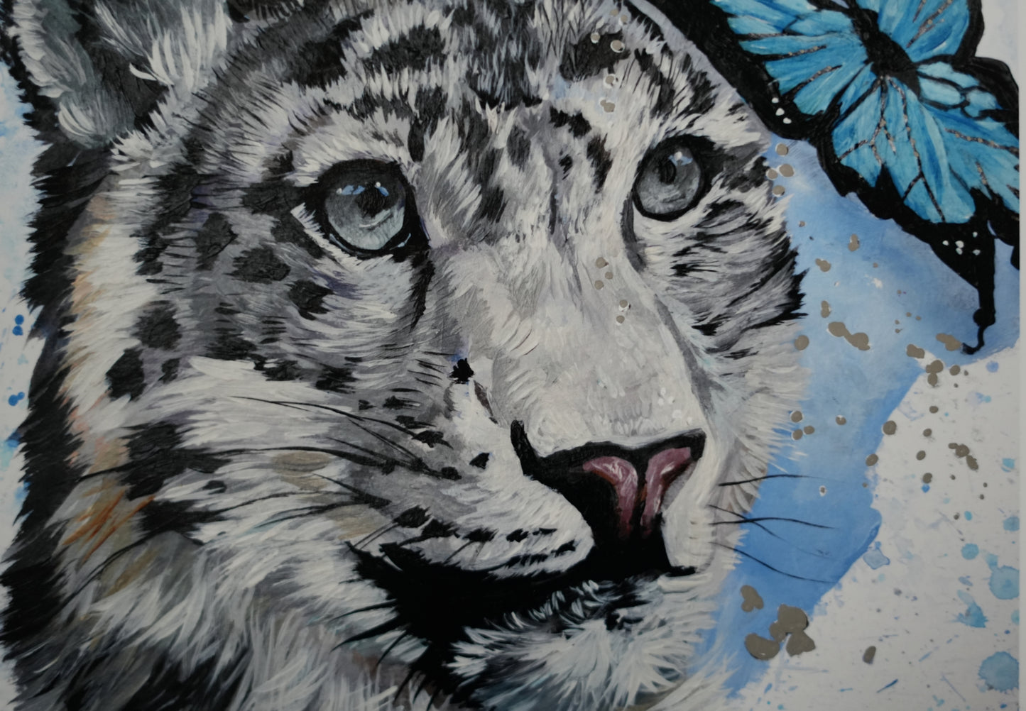 Butterflies and Friends C.043/ "Snow-leopard`s Friend" Print